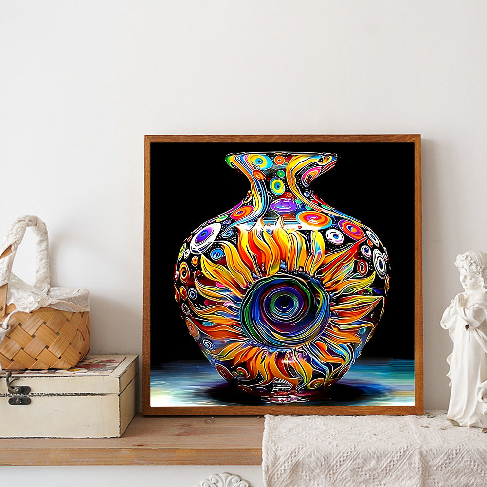 Art Vase - Full Round Drill Diamond Painting 40*40CM