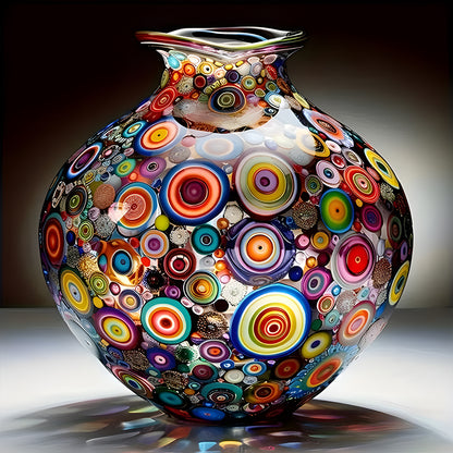 Art Vase - Full Round Drill Diamond Painting 40*40CM
