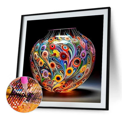 Art Vase - Full Round Drill Diamond Painting 40*40CM