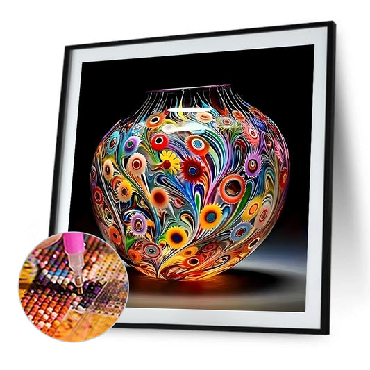 Art Vase - Full Round Drill Diamond Painting 40*40CM