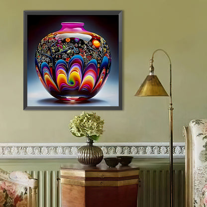 Art Vase - Full Round Drill Diamond Painting 40*40CM