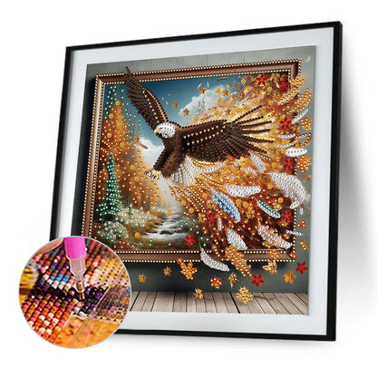 Eagle Escapes The Frame - Special Shaped Drill Diamond Painting 30*30CM