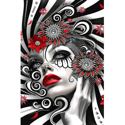 Ghost Woman - Full Round Drill Diamond Painting 40*60CM