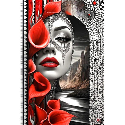 Ghost Woman - Full Round Drill Diamond Painting 40*60CM