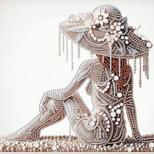 Gorgeous And Elegant Lady - Special Shaped Drill Diamond Painting 30*30CM