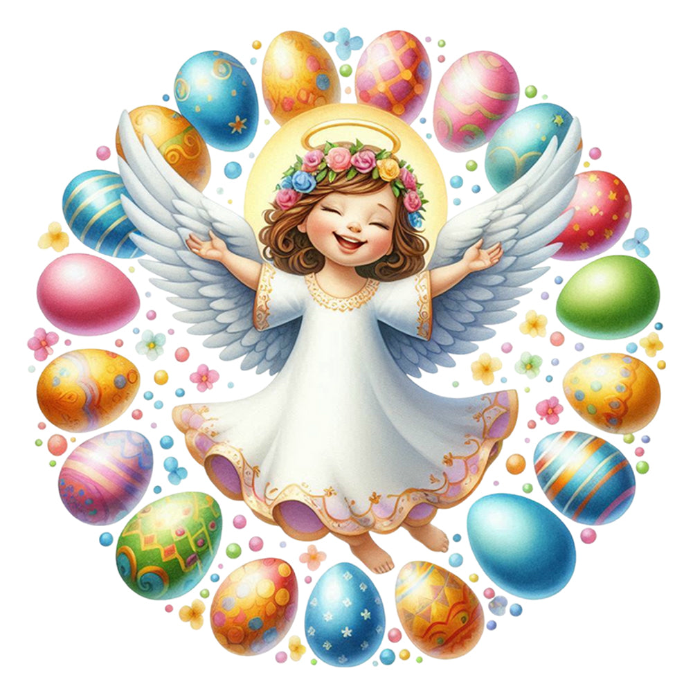 Easter Angel - Full Round Drill Diamond Painting 30*30CM