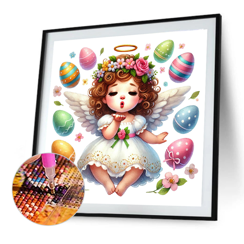 Easter Angel - Full Round Drill Diamond Painting 30*30CM
