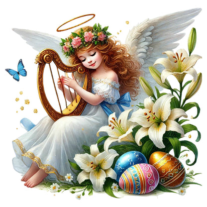Easter Angel - Full Round Drill Diamond Painting 30*30CM