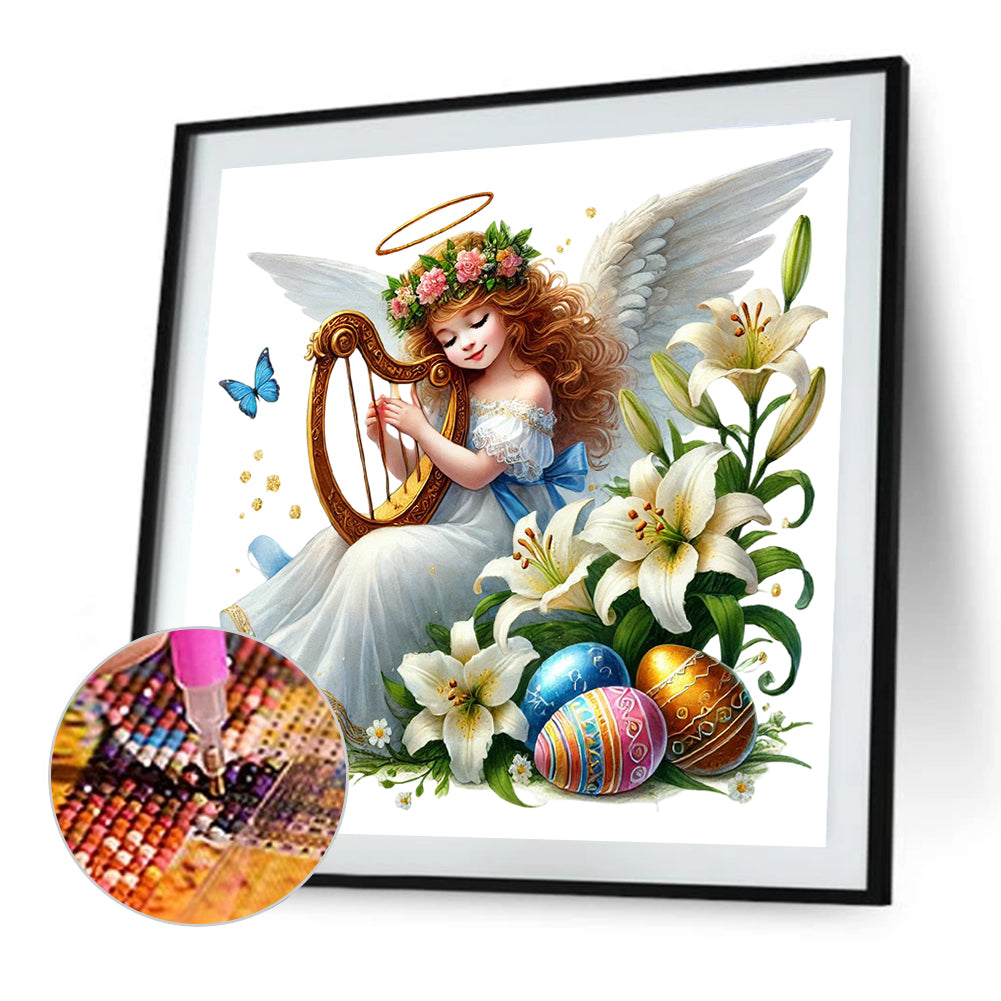 Easter Angel - Full Round Drill Diamond Painting 30*30CM