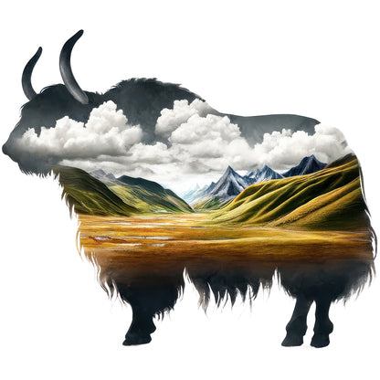 Cow - Full Round Drill Diamond Painting 30*30CM