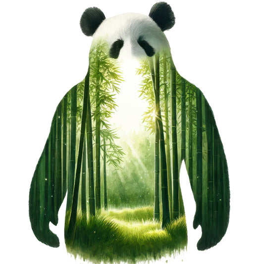 Panda - Full Round Drill Diamond Painting 30*30CM