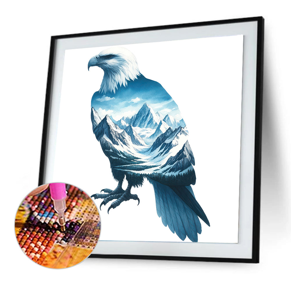 Eagle - Full Round Drill Diamond Painting 30*30CM