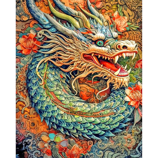 Dragon - Full Round Drill Diamond Painting 40*50CM