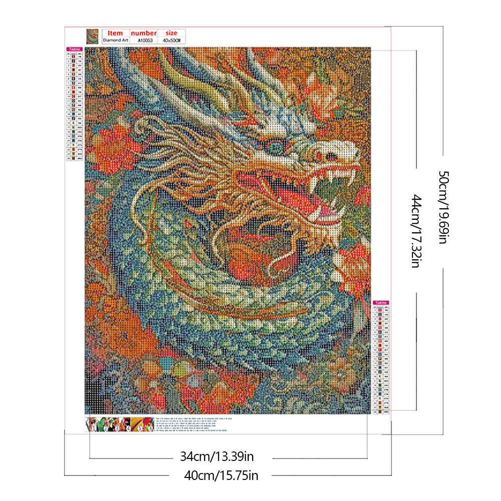 Dragon - Full Round Drill Diamond Painting 40*50CM