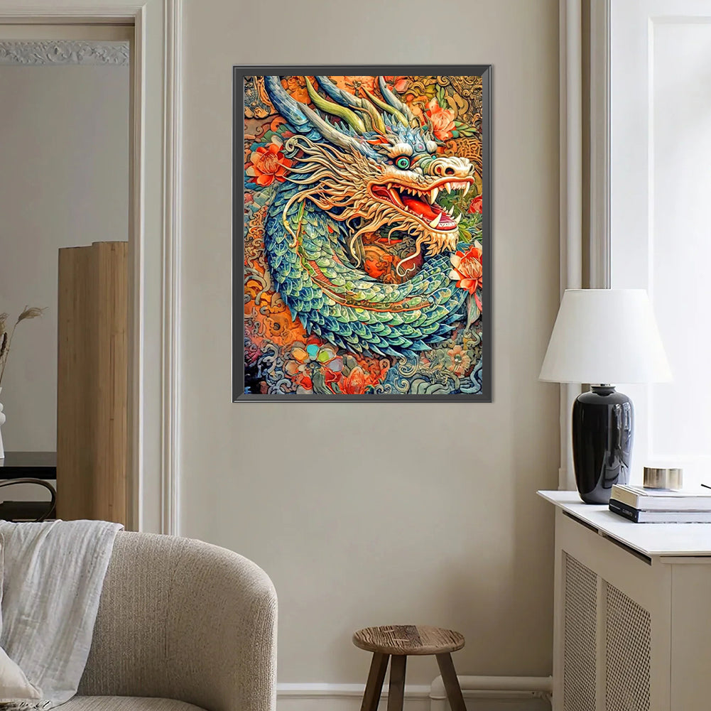 Dragon - Full Round Drill Diamond Painting 40*50CM