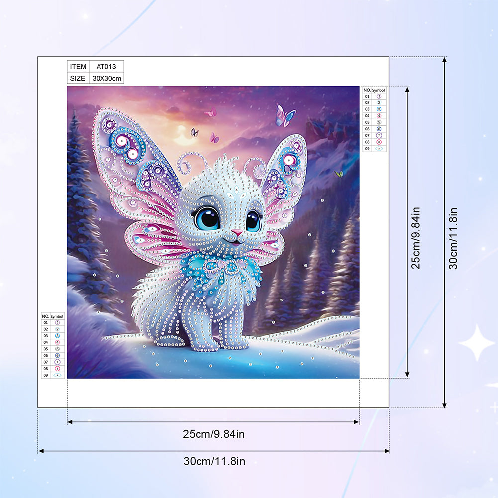 Mythical Animal - Special Shaped Drill Diamond Painting 30*30CM