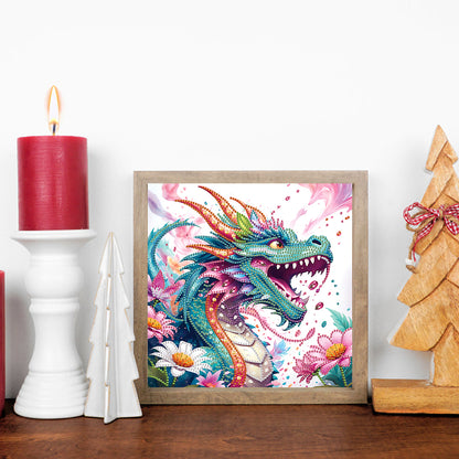 Mythical Dragon - Special Shaped Drill Diamond Painting 30*30CM