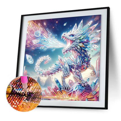 Mythical Dragon - Special Shaped Drill Diamond Painting 30*30CM