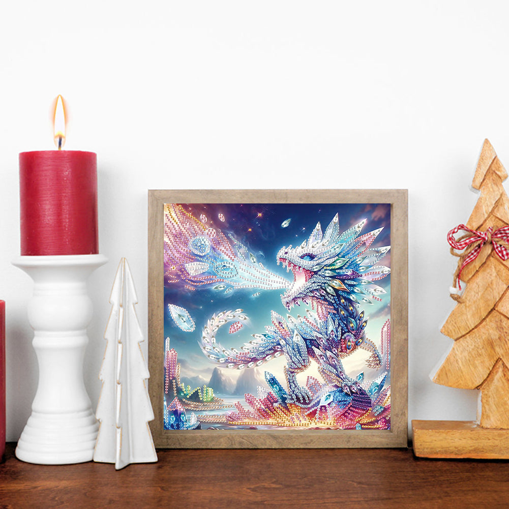 Mythical Dragon - Special Shaped Drill Diamond Painting 30*30CM