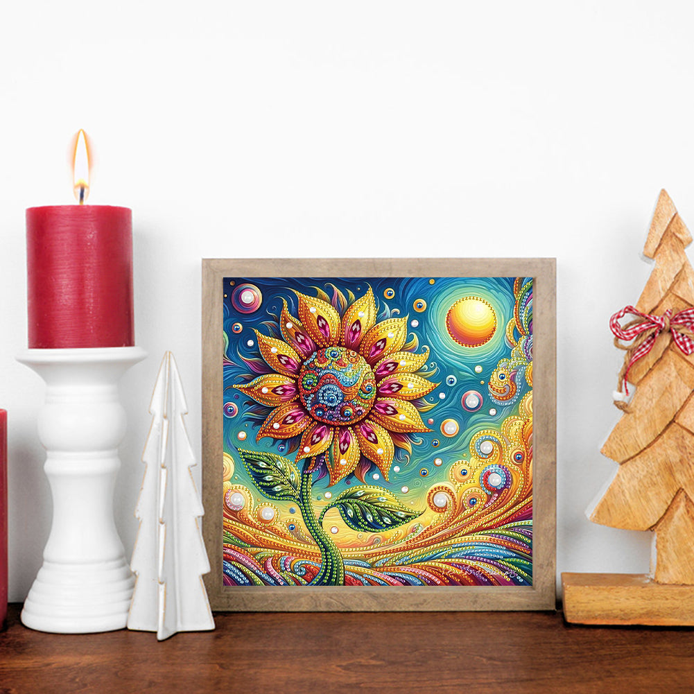 Flower Cluster - Special Shaped Drill Diamond Painting 30*30CM