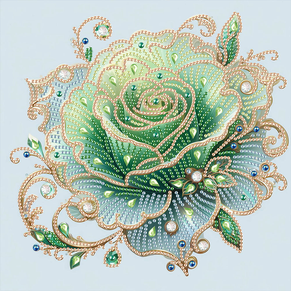 Flower Cluster - Special Shaped Drill Diamond Painting 30*30CM