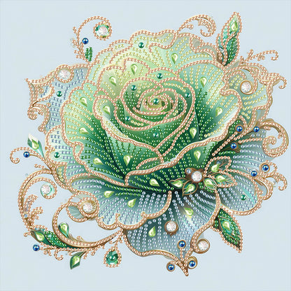 Flower Cluster - Special Shaped Drill Diamond Painting 30*30CM