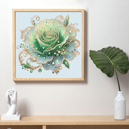 Flower Cluster - Special Shaped Drill Diamond Painting 30*30CM