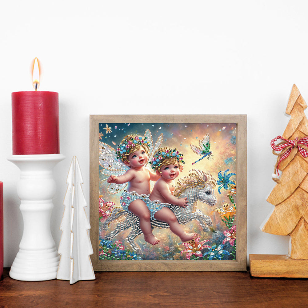 Angel - Special Shaped Drill Diamond Painting 30*30CM