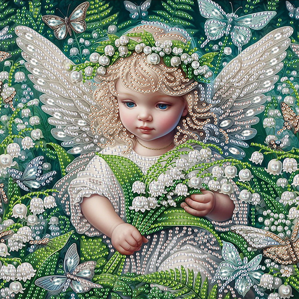Angel - Special Shaped Drill Diamond Painting 30*30CM