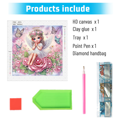 Angel - Special Shaped Drill Diamond Painting 30*30CM