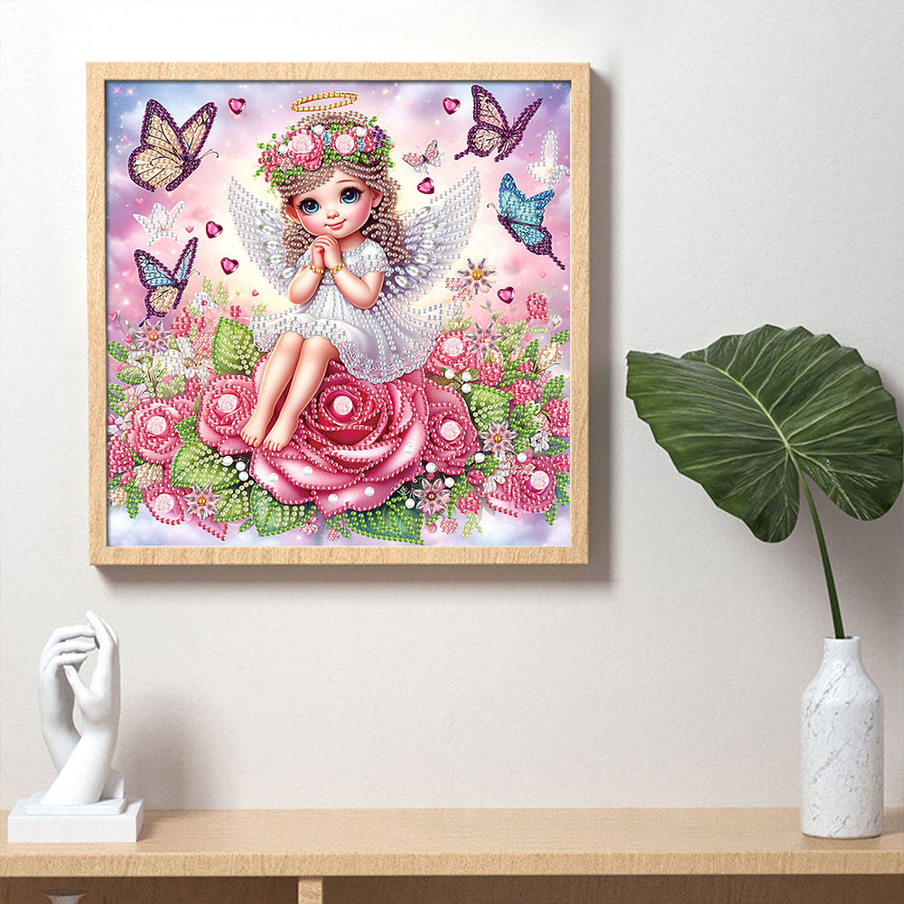 Angel - Special Shaped Drill Diamond Painting 30*30CM