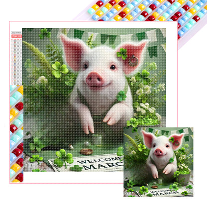 Cute Animal March - Full Square Drill Diamond Painting 40*40CM