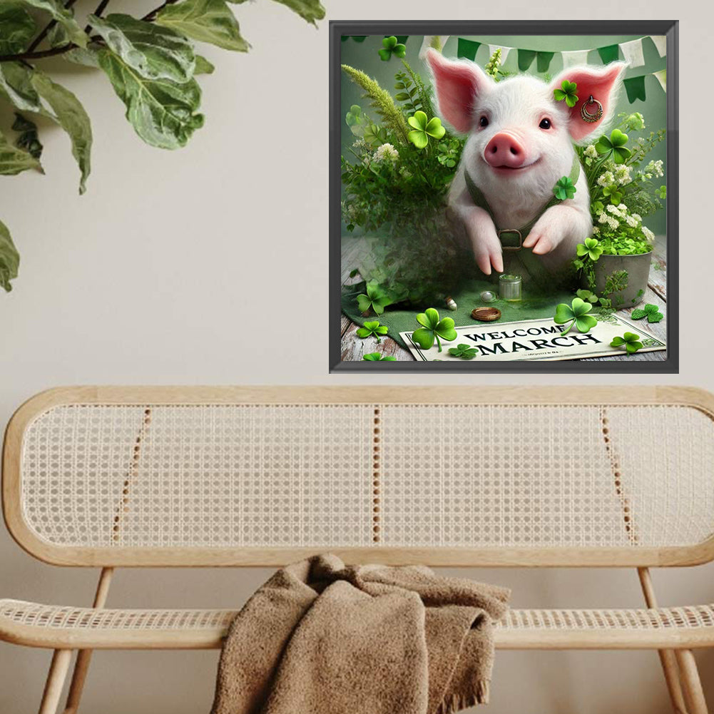 Cute Animal March - Full Square Drill Diamond Painting 40*40CM