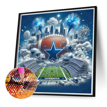 Dallas Cowboys - Full Round Drill Diamond Painting 40*40CM