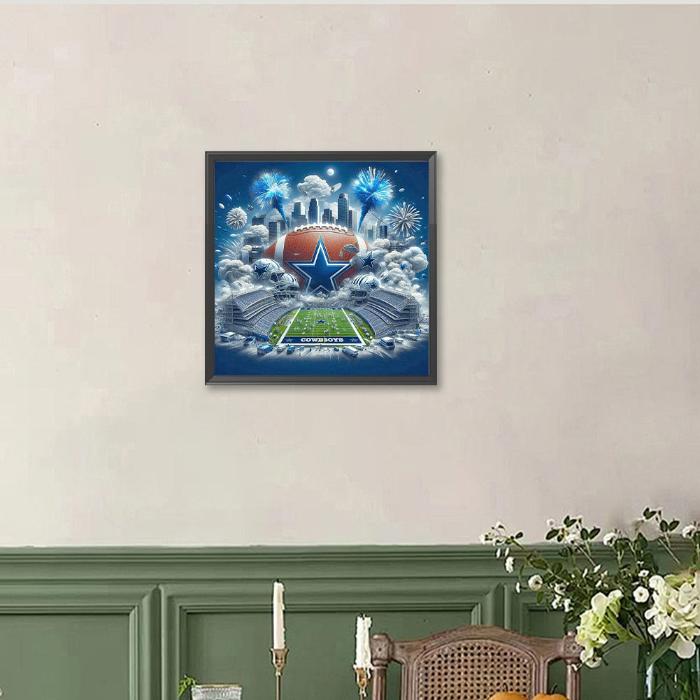 Dallas Cowboys - Full Round Drill Diamond Painting 40*40CM