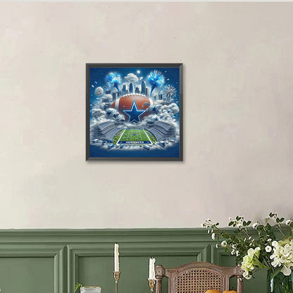 Dallas Cowboys - Full Round Drill Diamond Painting 40*40CM