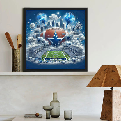 Dallas Cowboys - Full Round Drill Diamond Painting 40*40CM