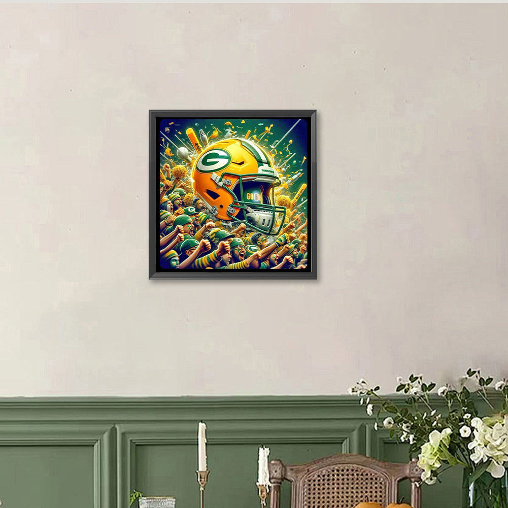 Green Bay Packers - Full Round Drill Diamond Painting 40*40CM