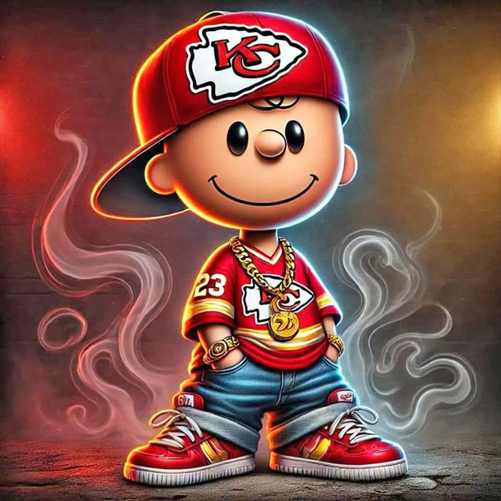 Kansas City Chiefs - Full Round Drill Diamond Painting 40*40CM