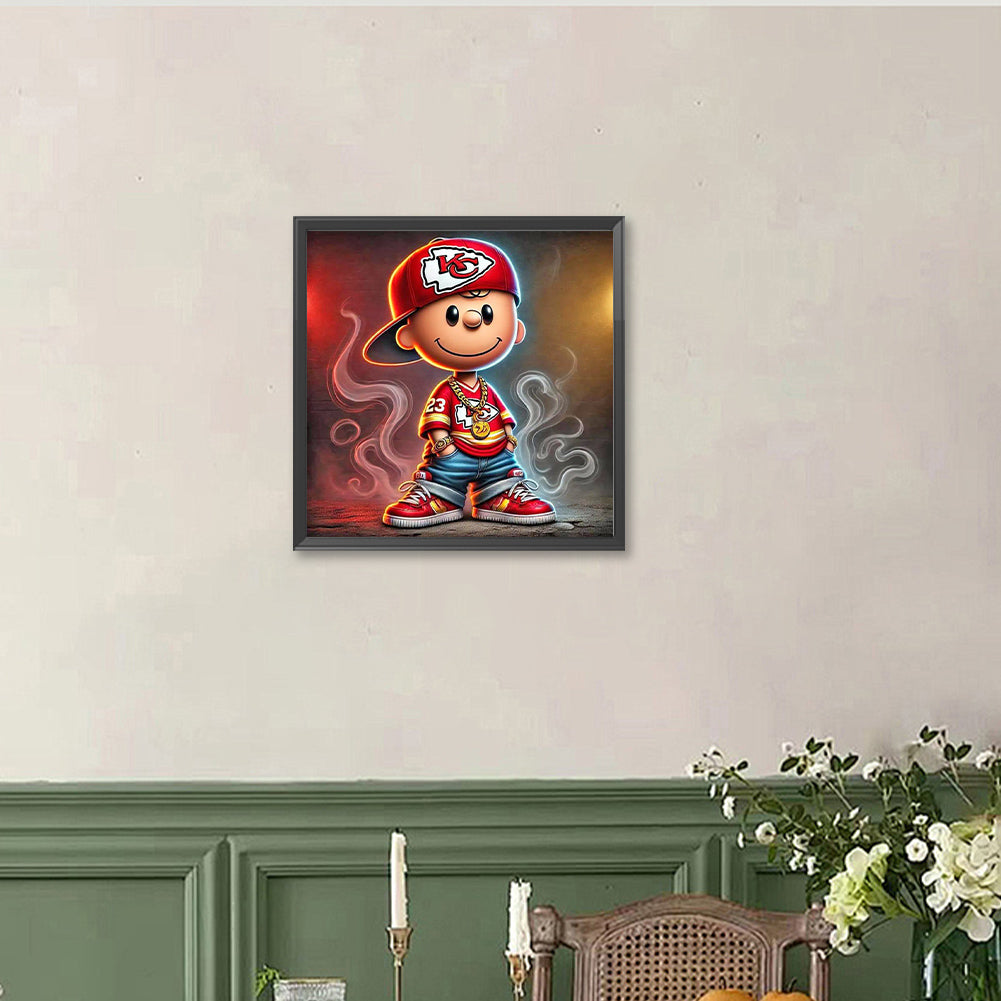 Kansas City Chiefs - Full Round Drill Diamond Painting 40*40CM