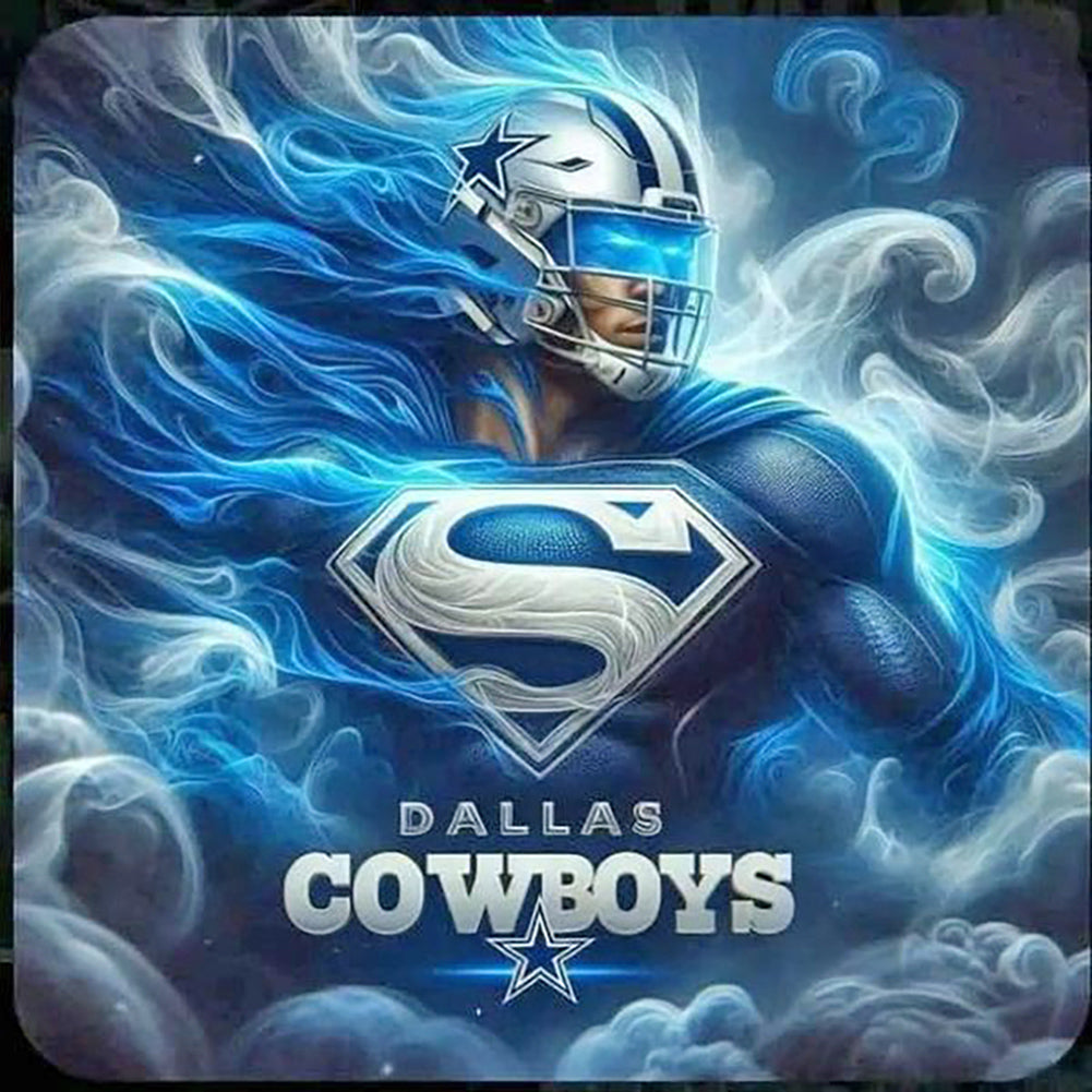 Dallas Cowboys - Full Round Drill Diamond Painting 40*40CM