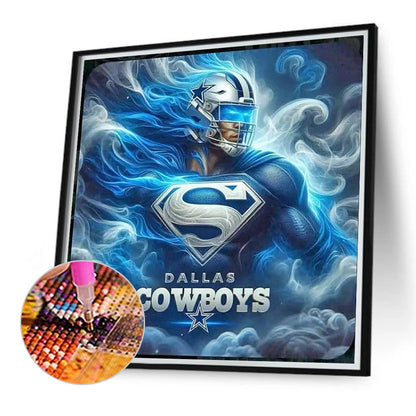 Dallas Cowboys - Full Round Drill Diamond Painting 40*40CM
