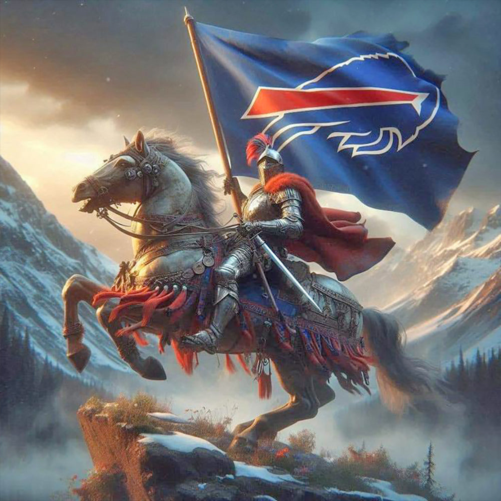 Buffalo Bills - Full Round Drill Diamond Painting 40*40CM