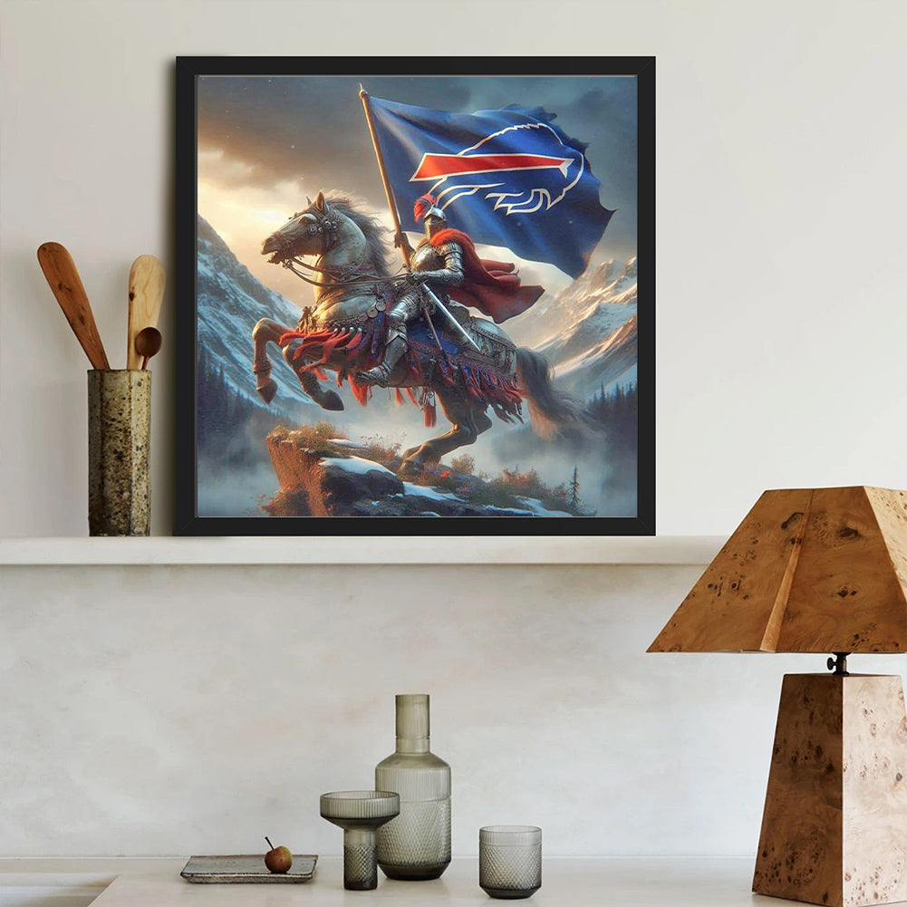Buffalo Bills - Full Round Drill Diamond Painting 40*40CM