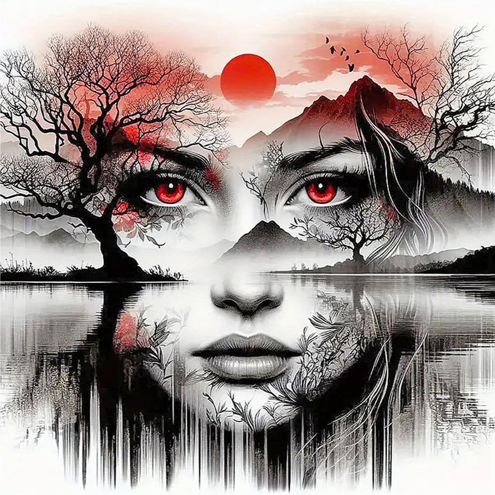 Double Painting - Full Square Drill Diamond Painting 45*45CM