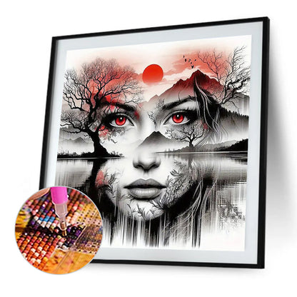 Double Painting - Full Square Drill Diamond Painting 45*45CM