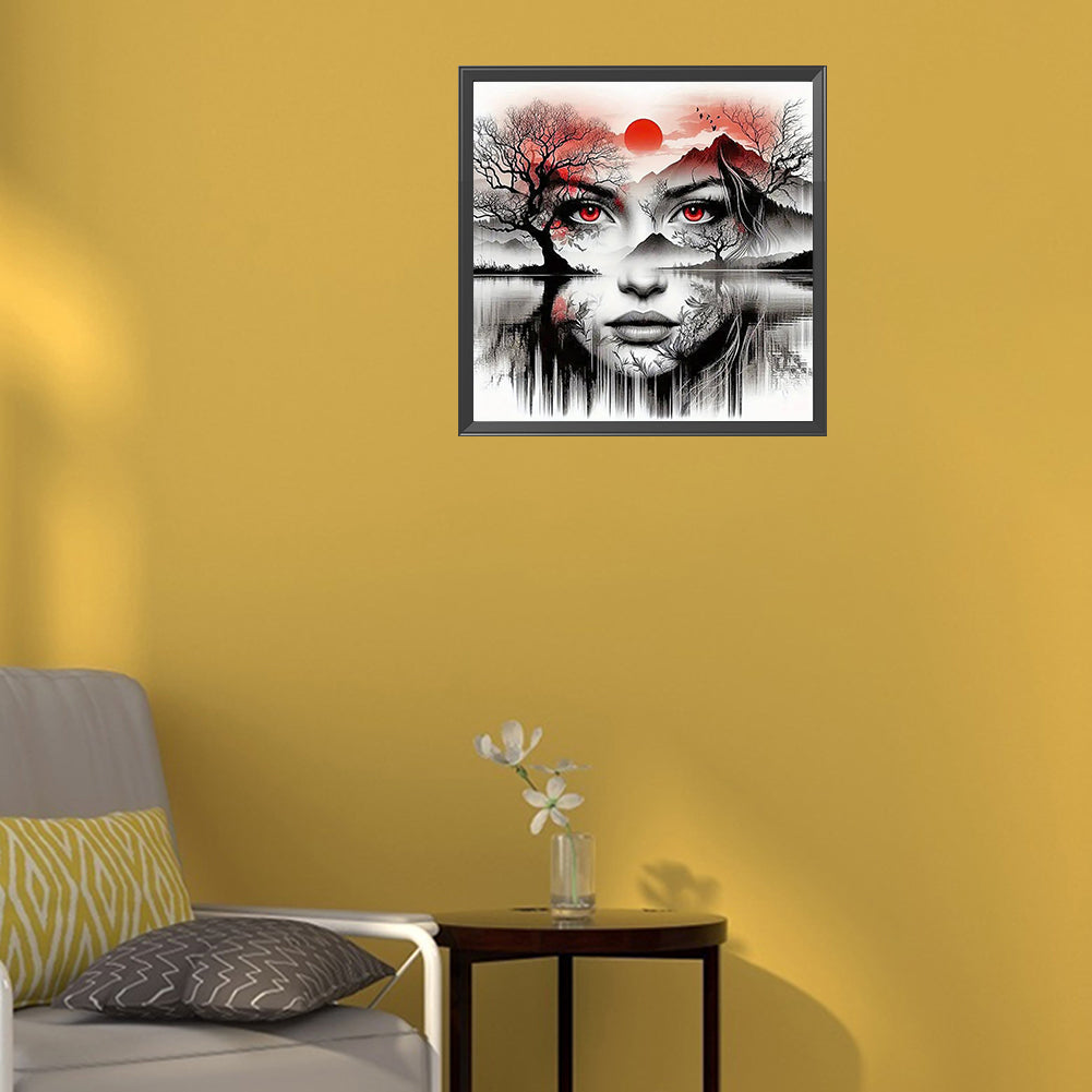 Double Painting - Full Square Drill Diamond Painting 45*45CM