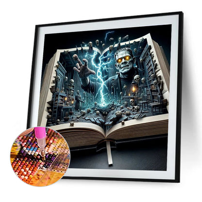 Horror Atmosphere - Full Round Drill Diamond Painting 50*50CM