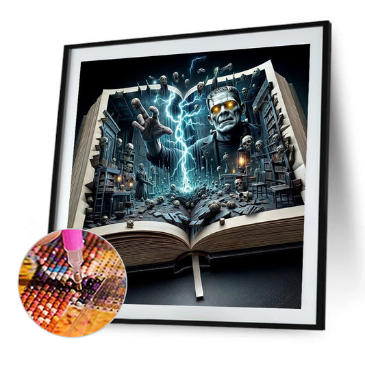 Horror Atmosphere - Full Round Drill Diamond Painting 50*50CM