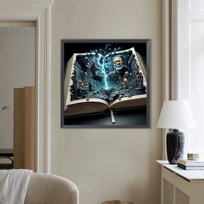 Horror Atmosphere - Full Round Drill Diamond Painting 50*50CM